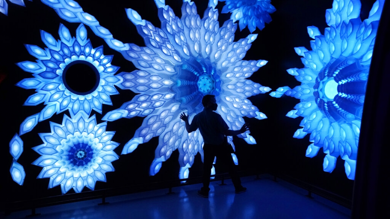 An immersive art installation by arts production company Meow Wolf.