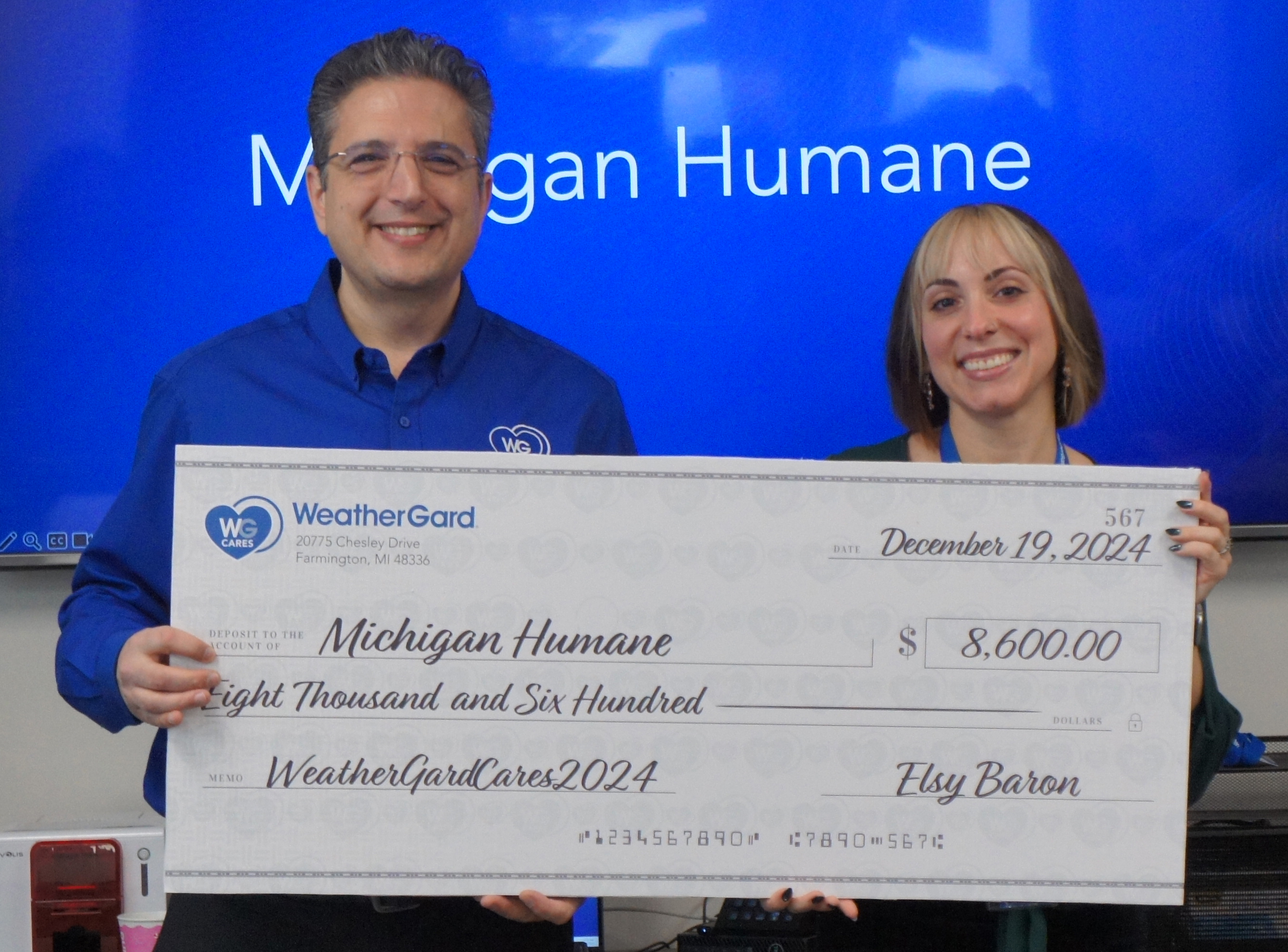 WeatherGard donations