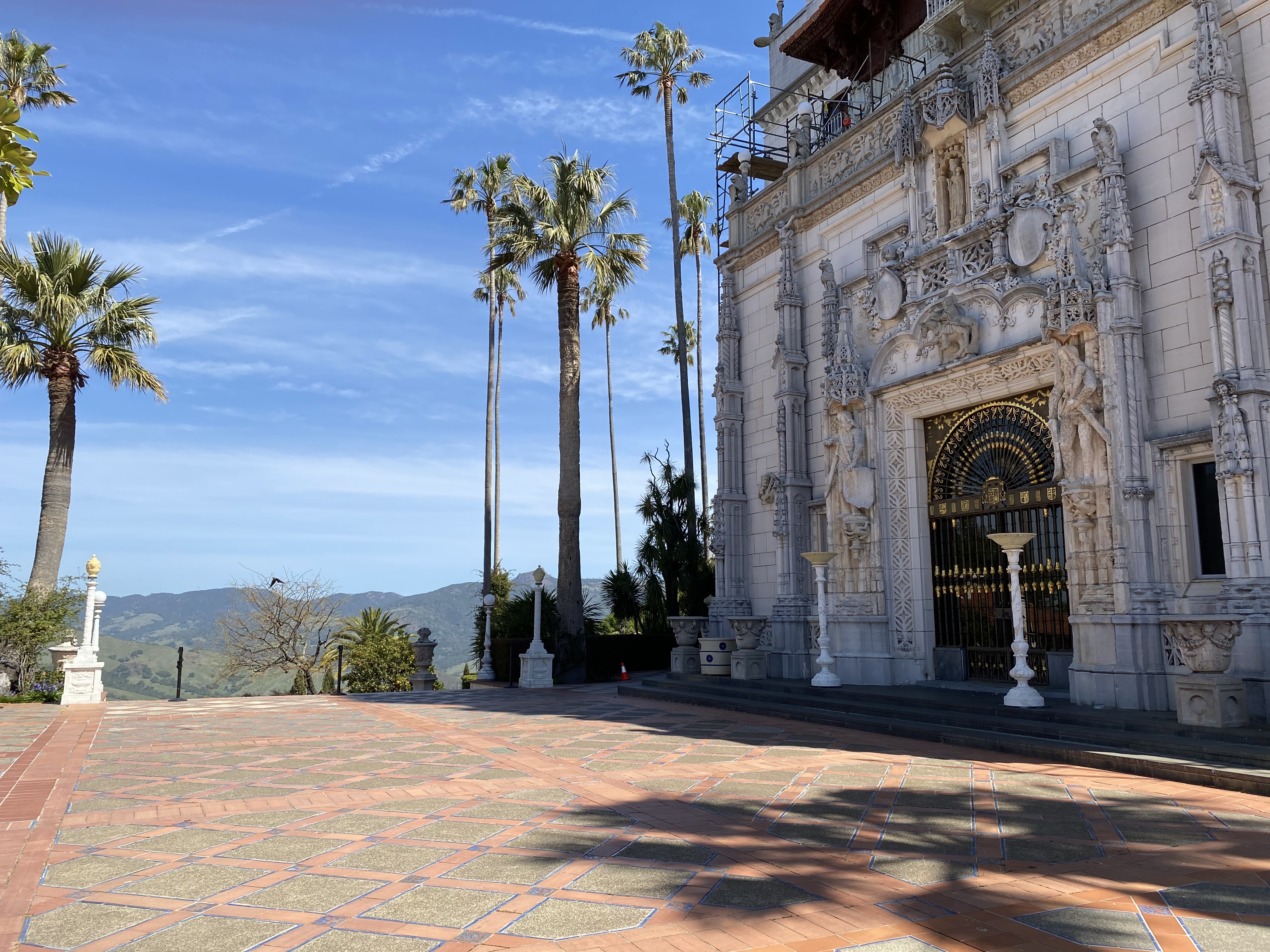 Hearst Castle without any visitors 