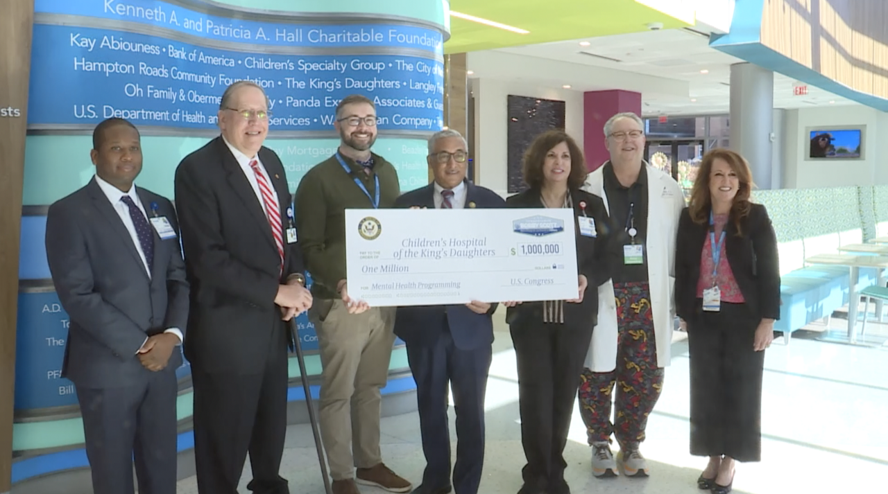 CHKD receives $1 million to expand mental health services