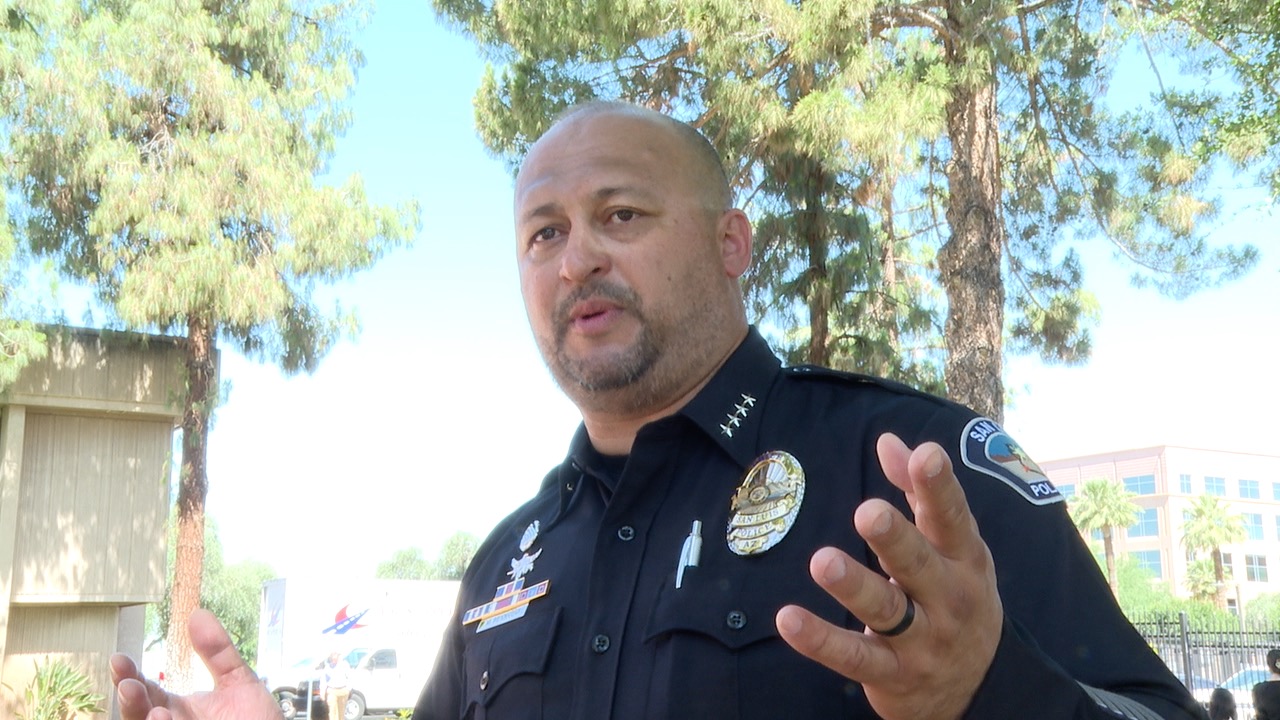 San Luis Police Chief Nigel Reynoso