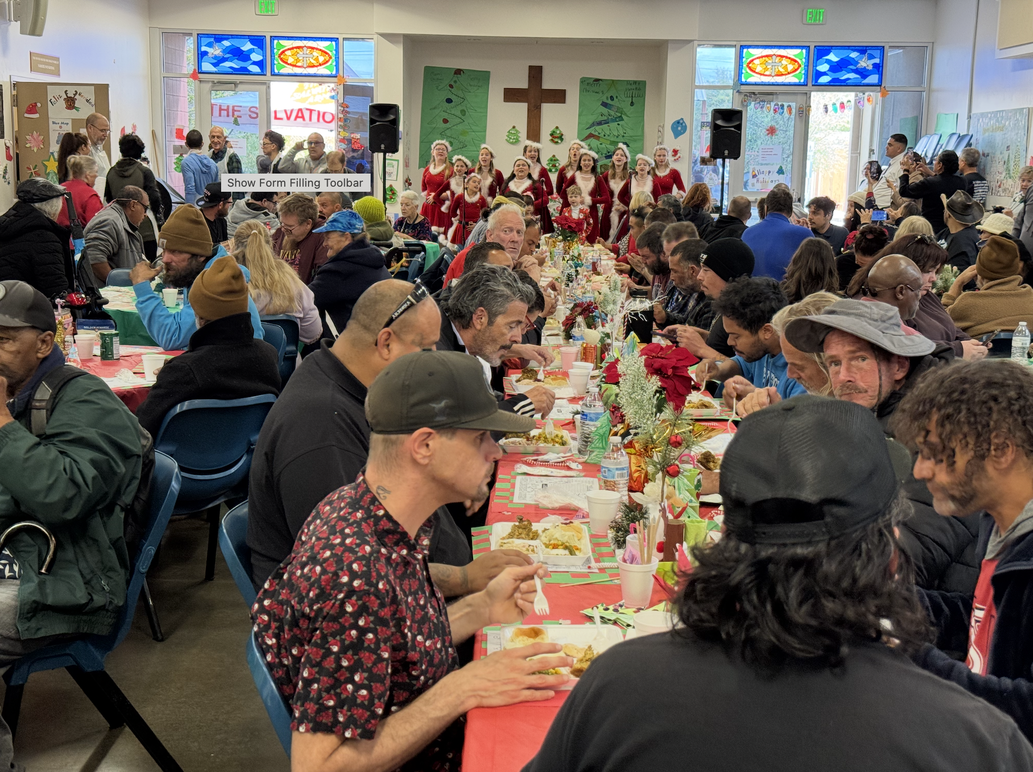 The Salvation Army Christmas meal