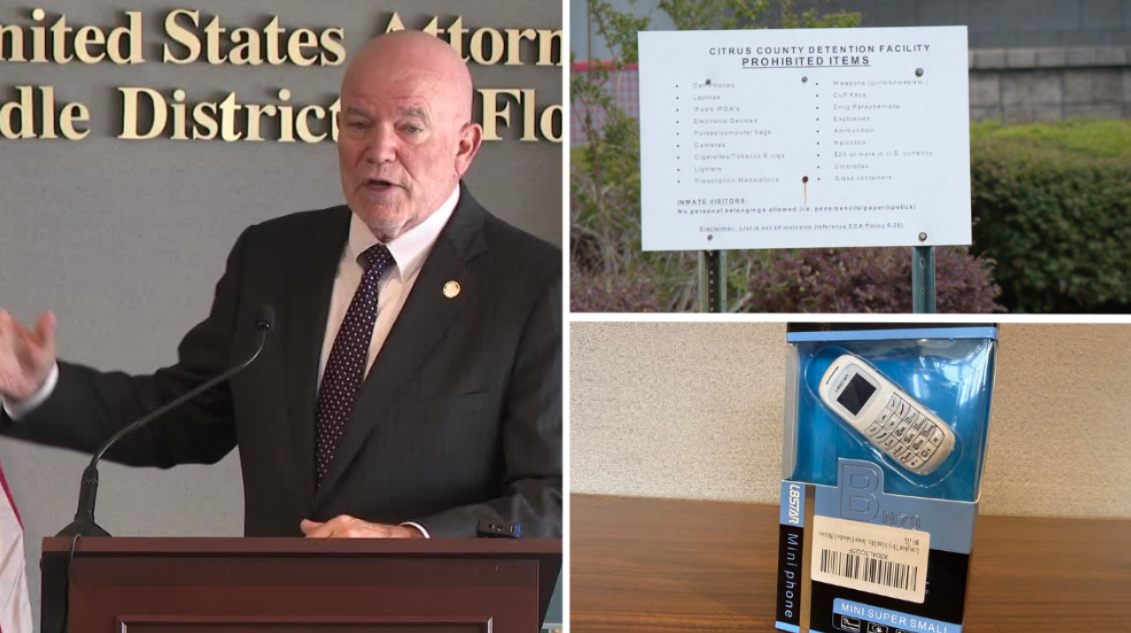 Bribery and contraband offenses Citrus County jail