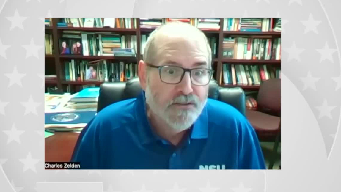 Dr. Charles Zelden, a history and politics professor at Nova Southeastern University, offers his thoughts on the political division in America.