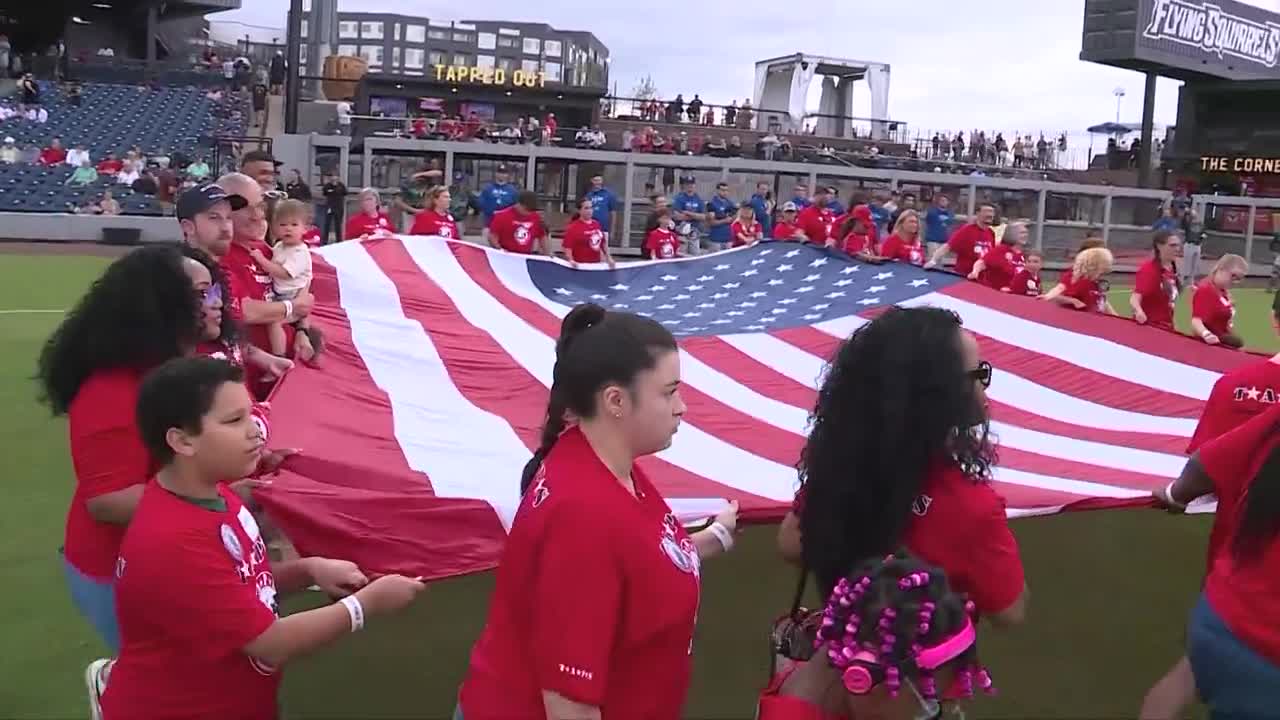 Flying Squirrels honor TAPS families at Military Appreciation Night: 'Tears, pride and joy' 