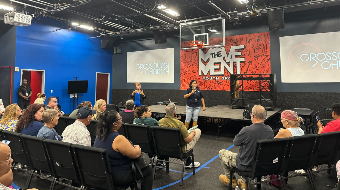 City of Tampa leaders and FEMA officials host meeting to listen to flooding concerns in North Tampa 
