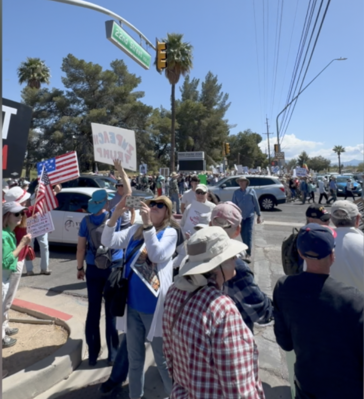 Reid Park 'Hands off' protest