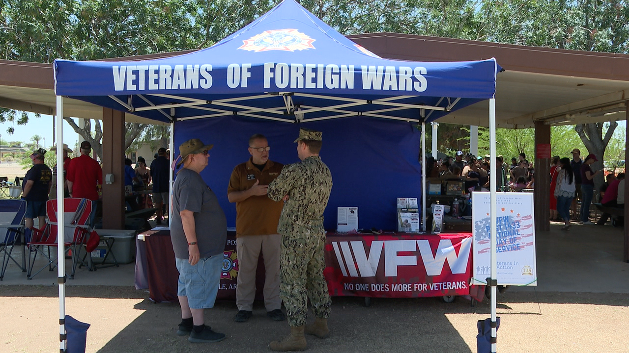 Veterans of Foreign wars cookout
