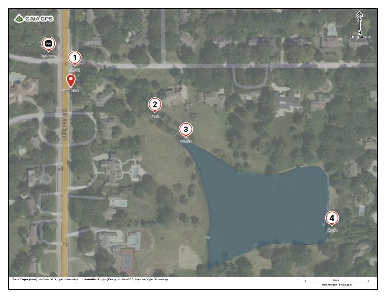 Public health advisory issued due to sewer line break near 87th Street, Mission Road in Leawood