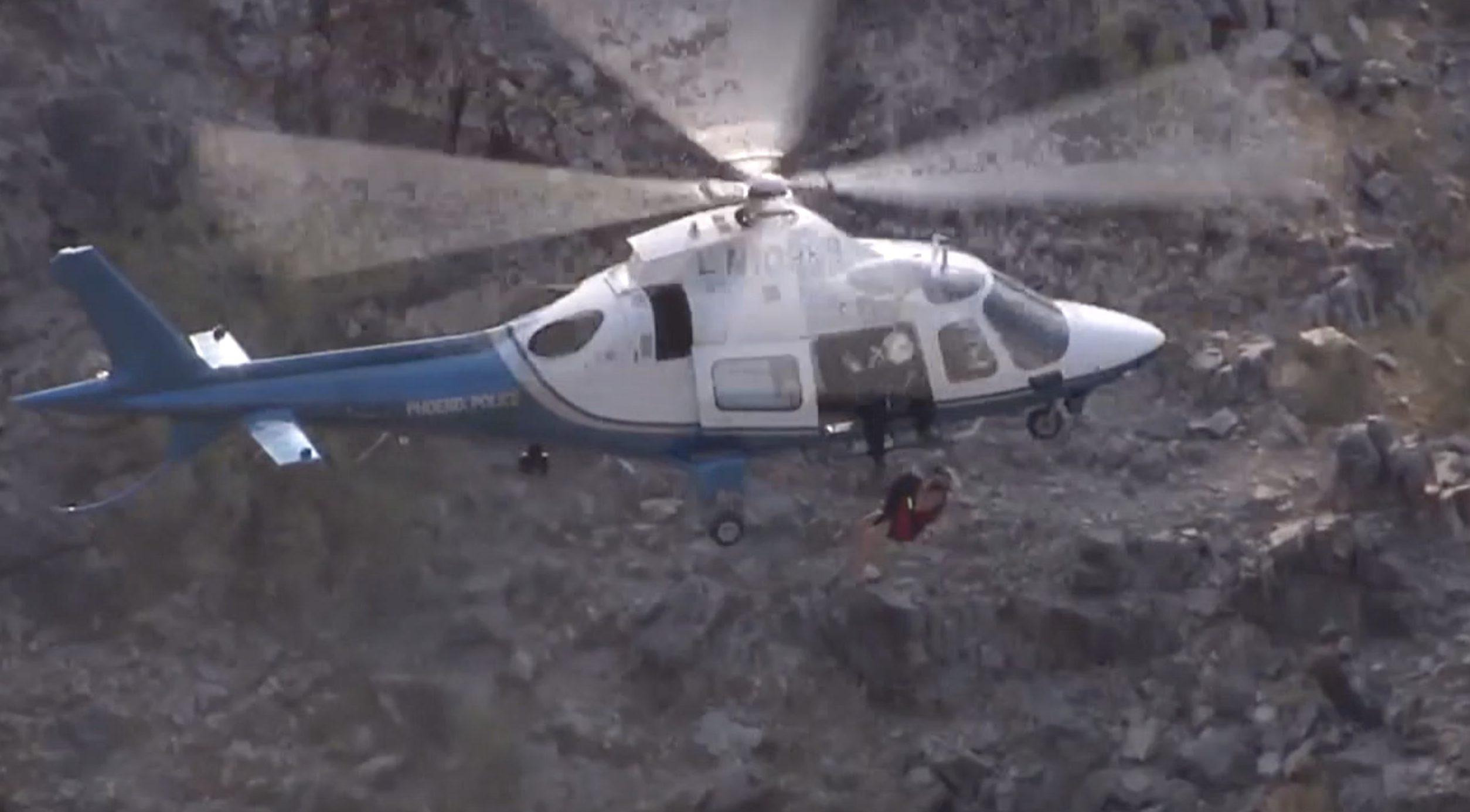 Hiker rescued off mountain after stung by bees