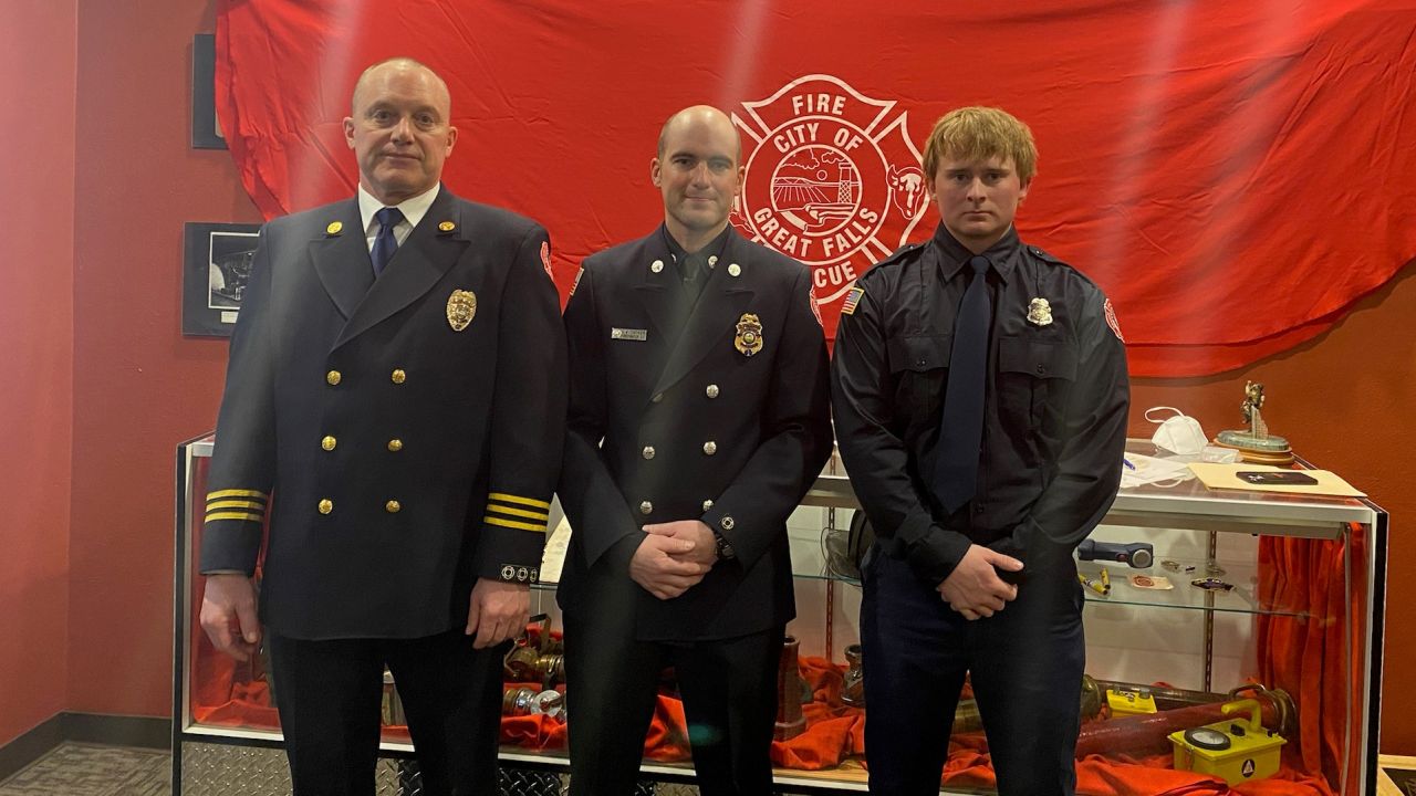 Great Falls Fire Rescue celebrates three promotions