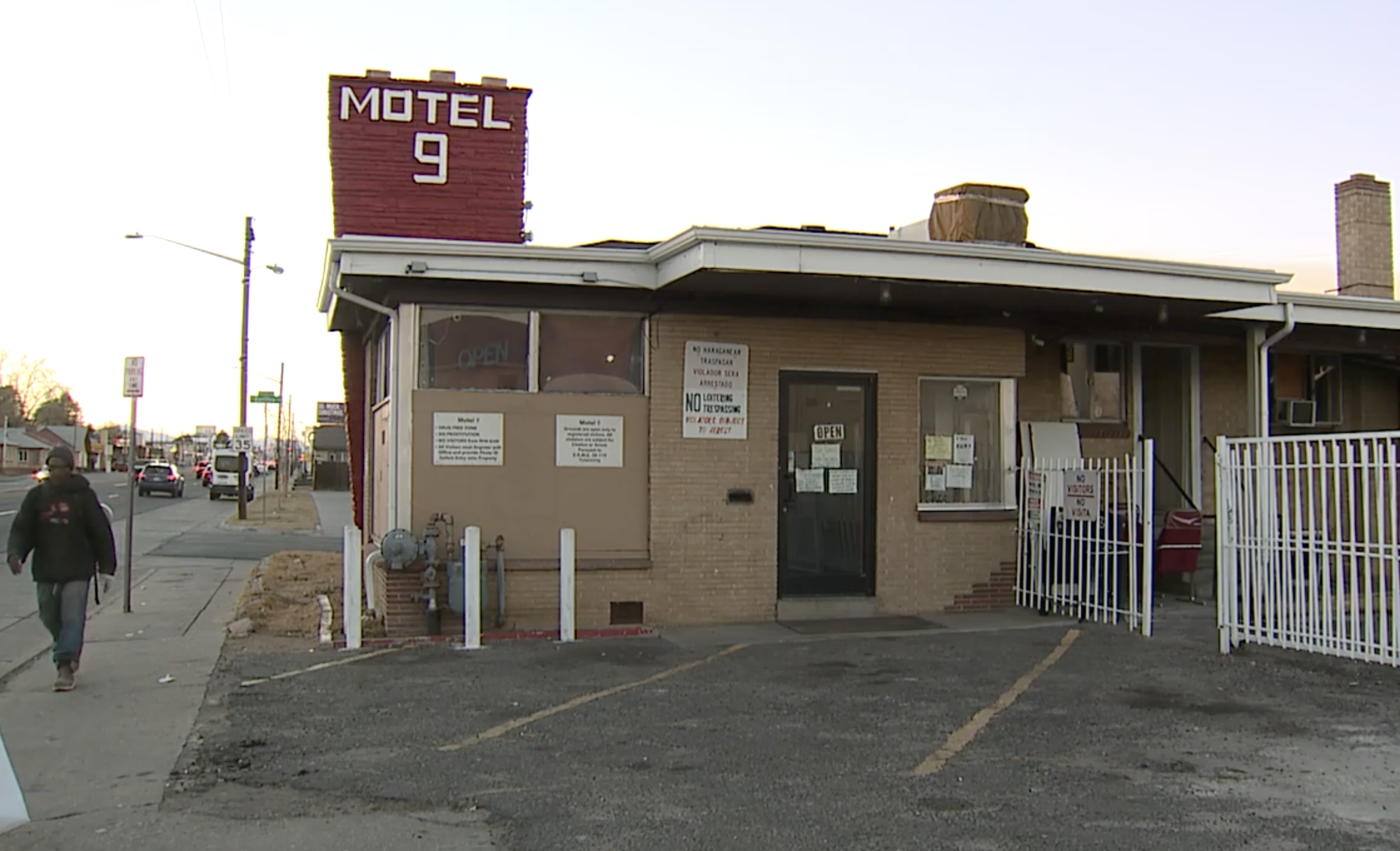 Motel 9 on Colfax Ave.