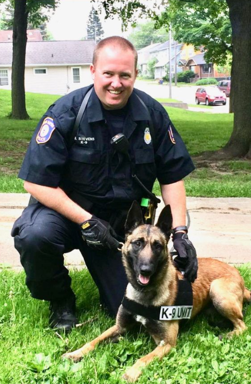 K9 Jack and Officer Stevens