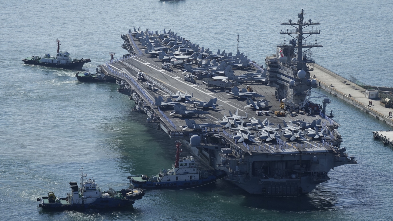 The USS Ronald Reagan.