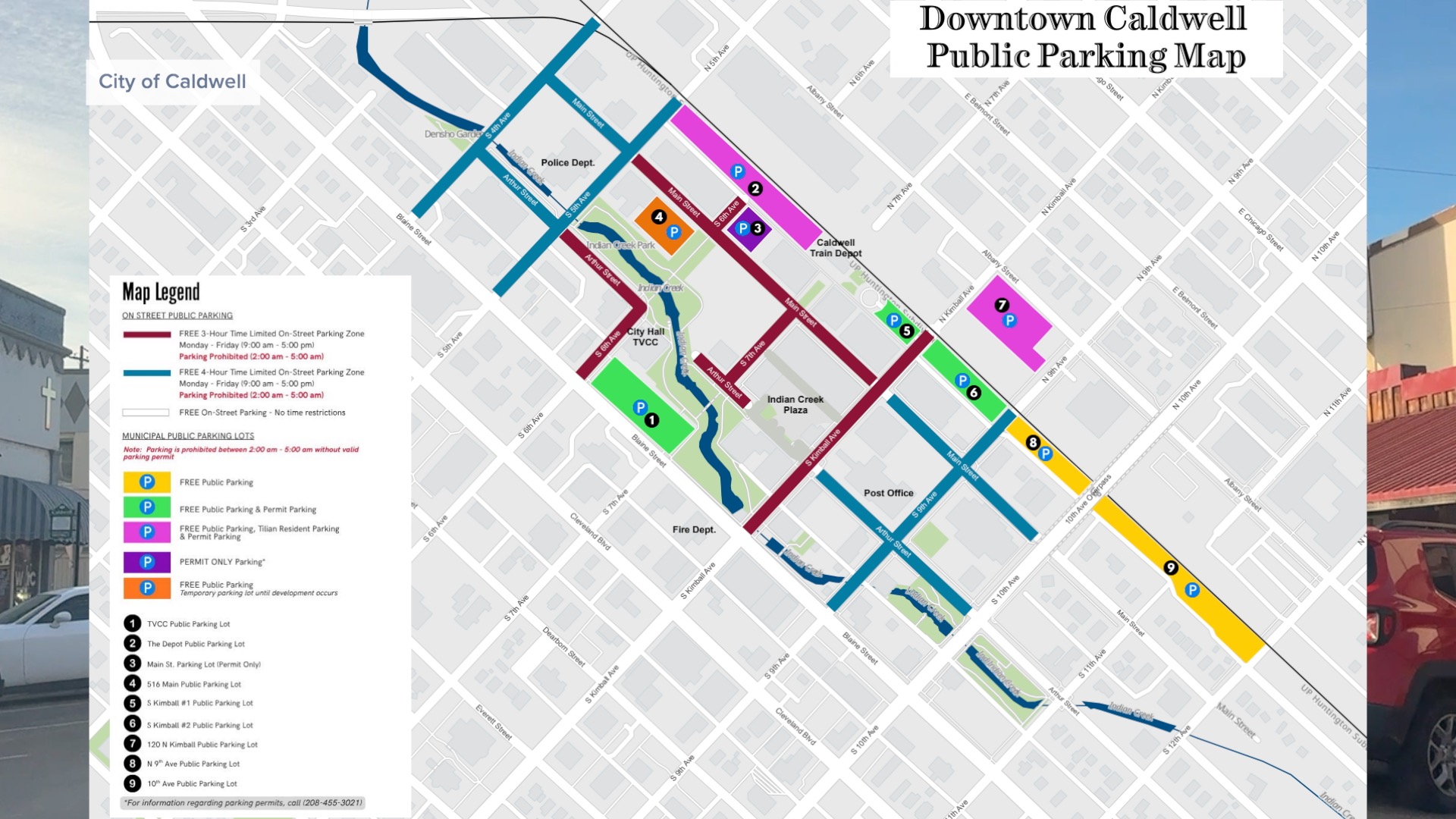 CALDWELL DOWNTOWN PARKING 
