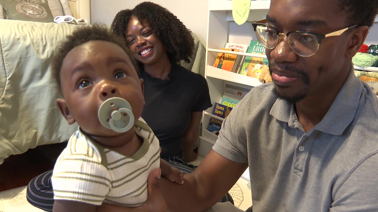 AJ Sheriff's parents, Andrianna and Jerome, try to make time for reading out loud. Experts say reading high-quality books to young children is essential for building literacy skills - at a time when Americans are reading less for pleasure.