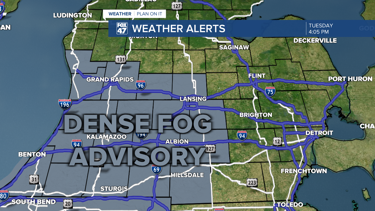 Dense Fog to Affect Michiganders for Morning Commute