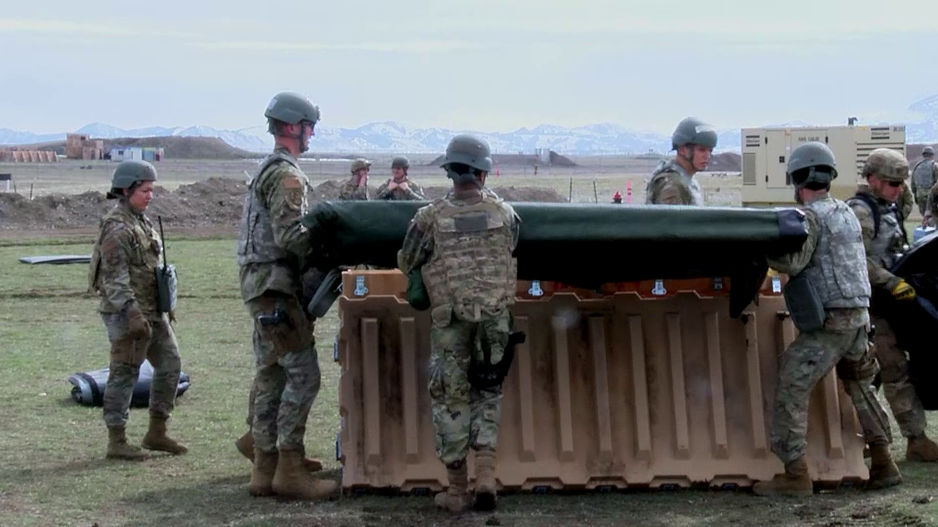 RED HORSE unit conducts training exercise at Malmstrom AFB