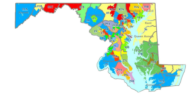 Map Of Maryland Districts Lawsuit Challenges Maryland's Newly Passed Legislative Redistricting Map