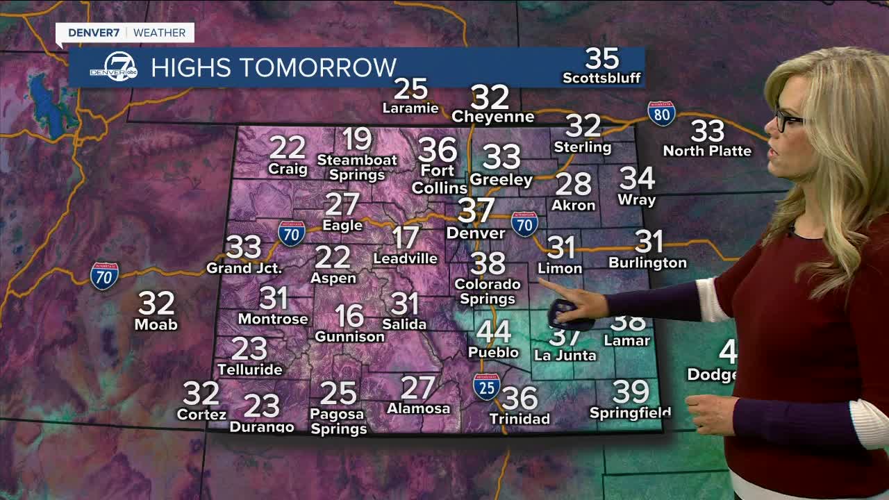 Highs on Thursday