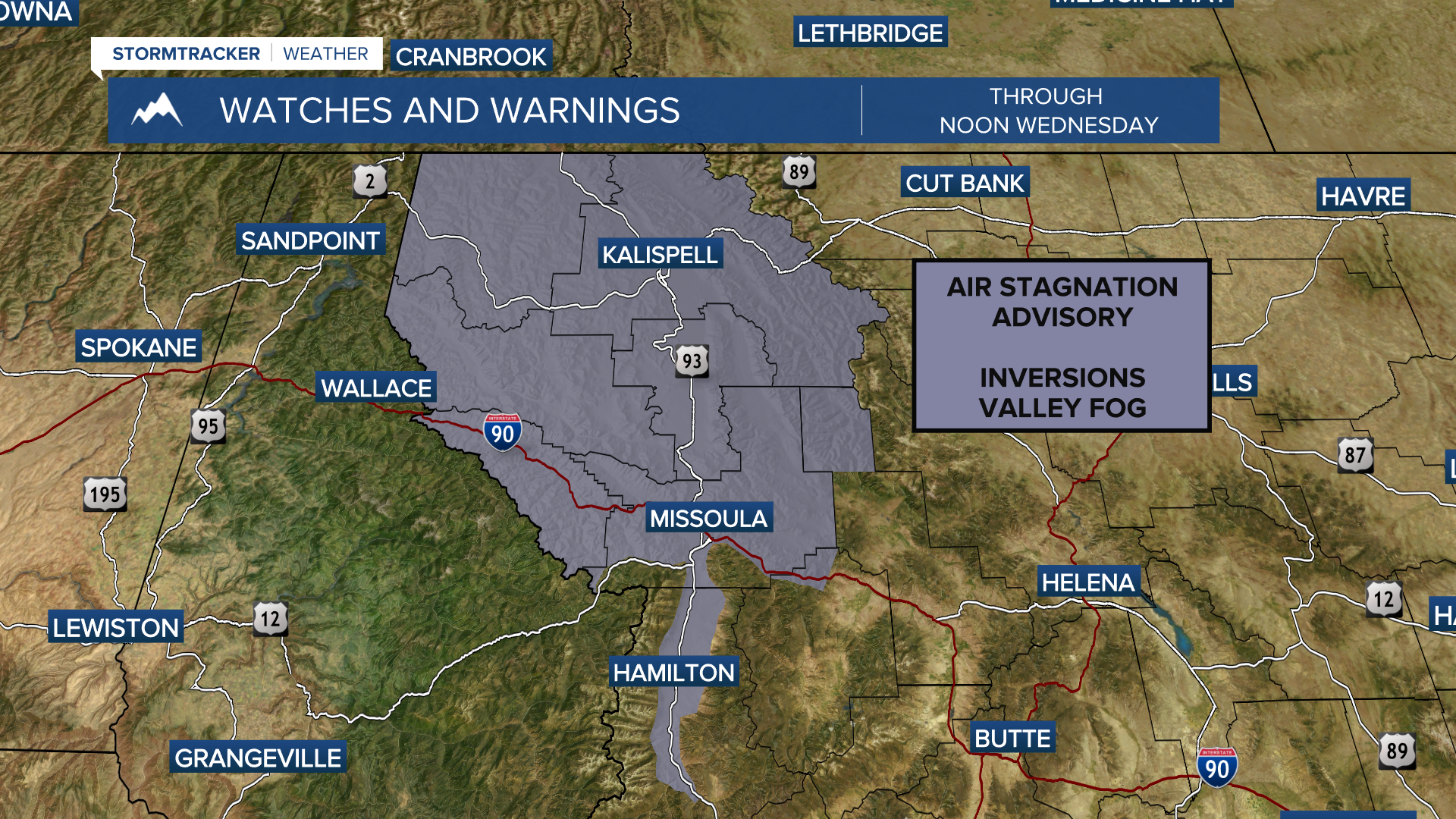 Air Stagnation Advisory 