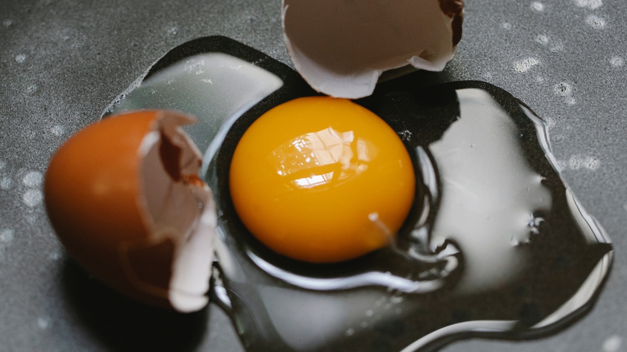 Cracked egg