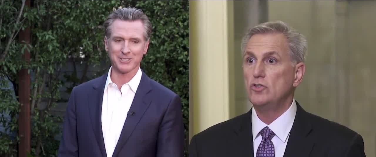 Gavin Newsom, Kevin McCarthy 