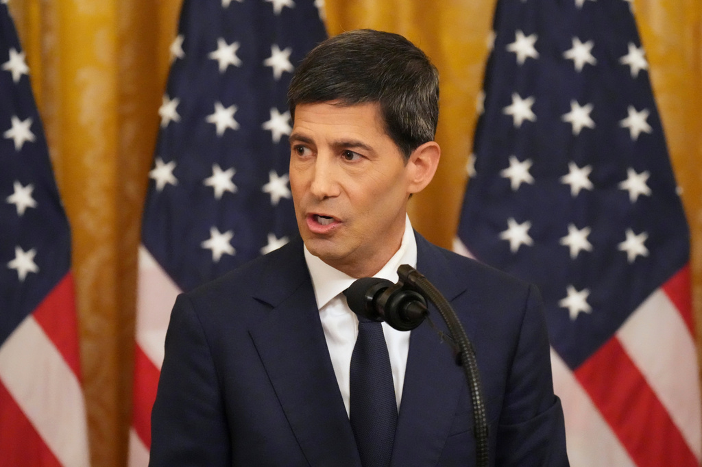 Federal Reserve Chairman Kevin Warsh speaks during his swearing-in in the East Room of the White House, Friday, May 22, 2026, in Washington. 