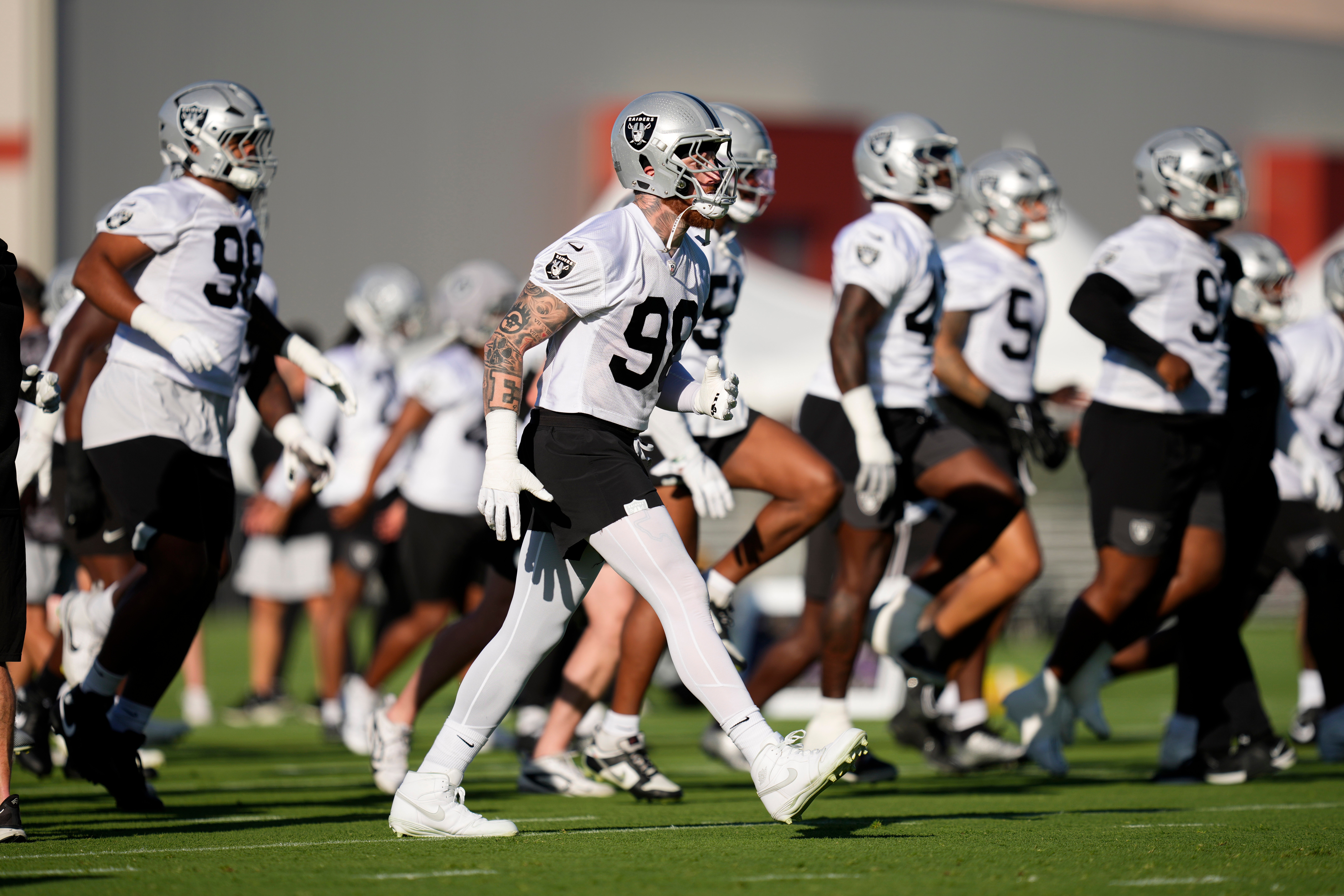 Raiders Camp Football