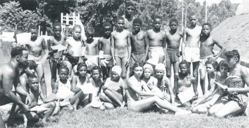  Children at Jefferson Park Pool in 1960s. 
