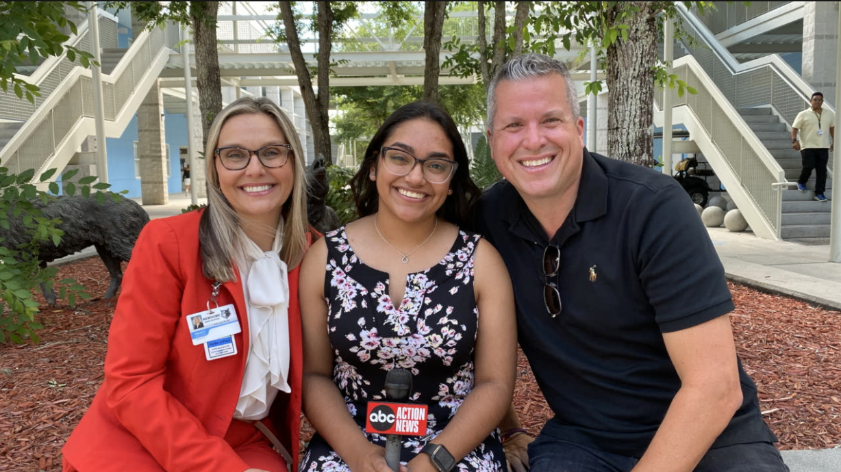 Newsome High principal Katie Rocha