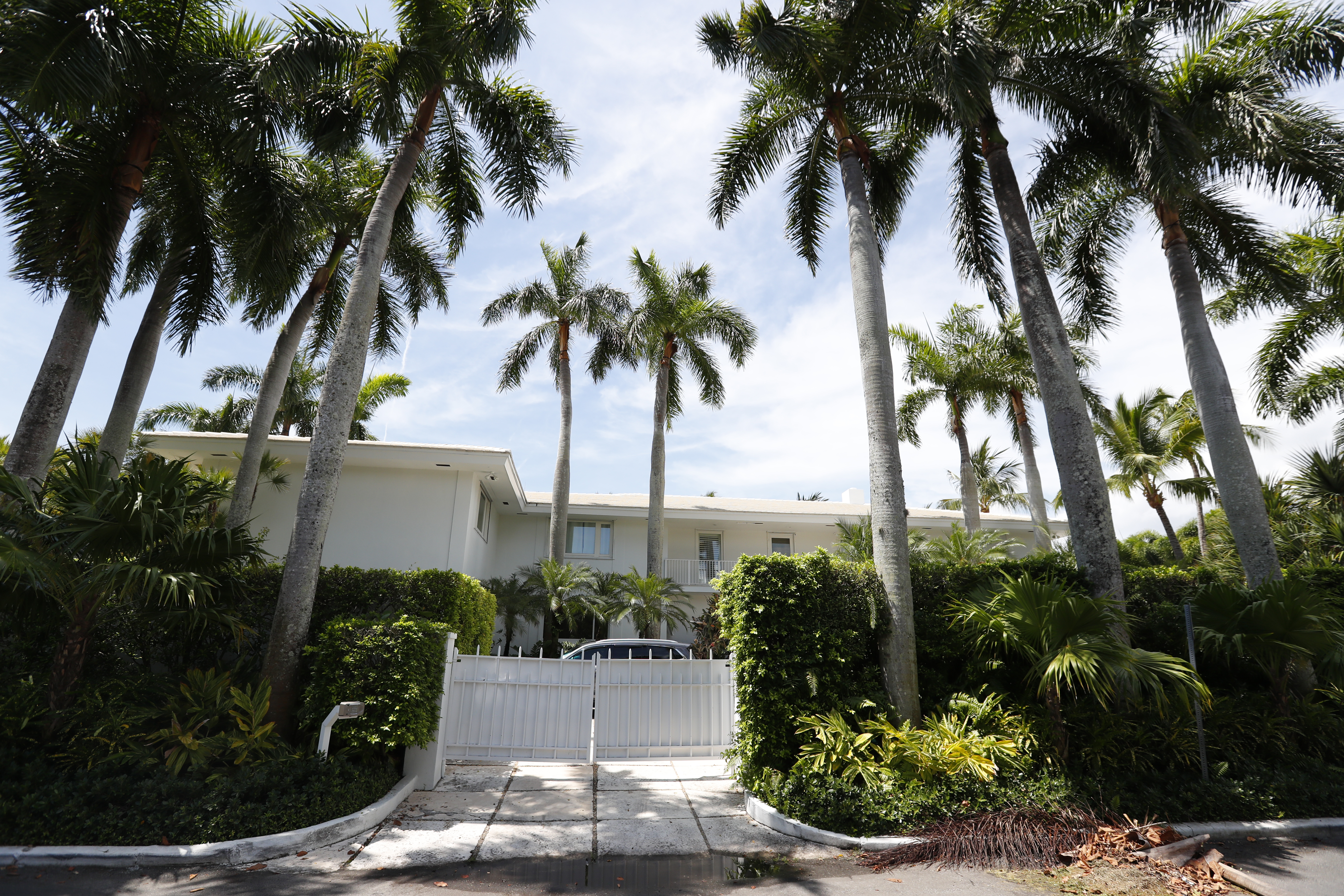 Jeffrey Epstein's Palm Beach mansion circa July 2019