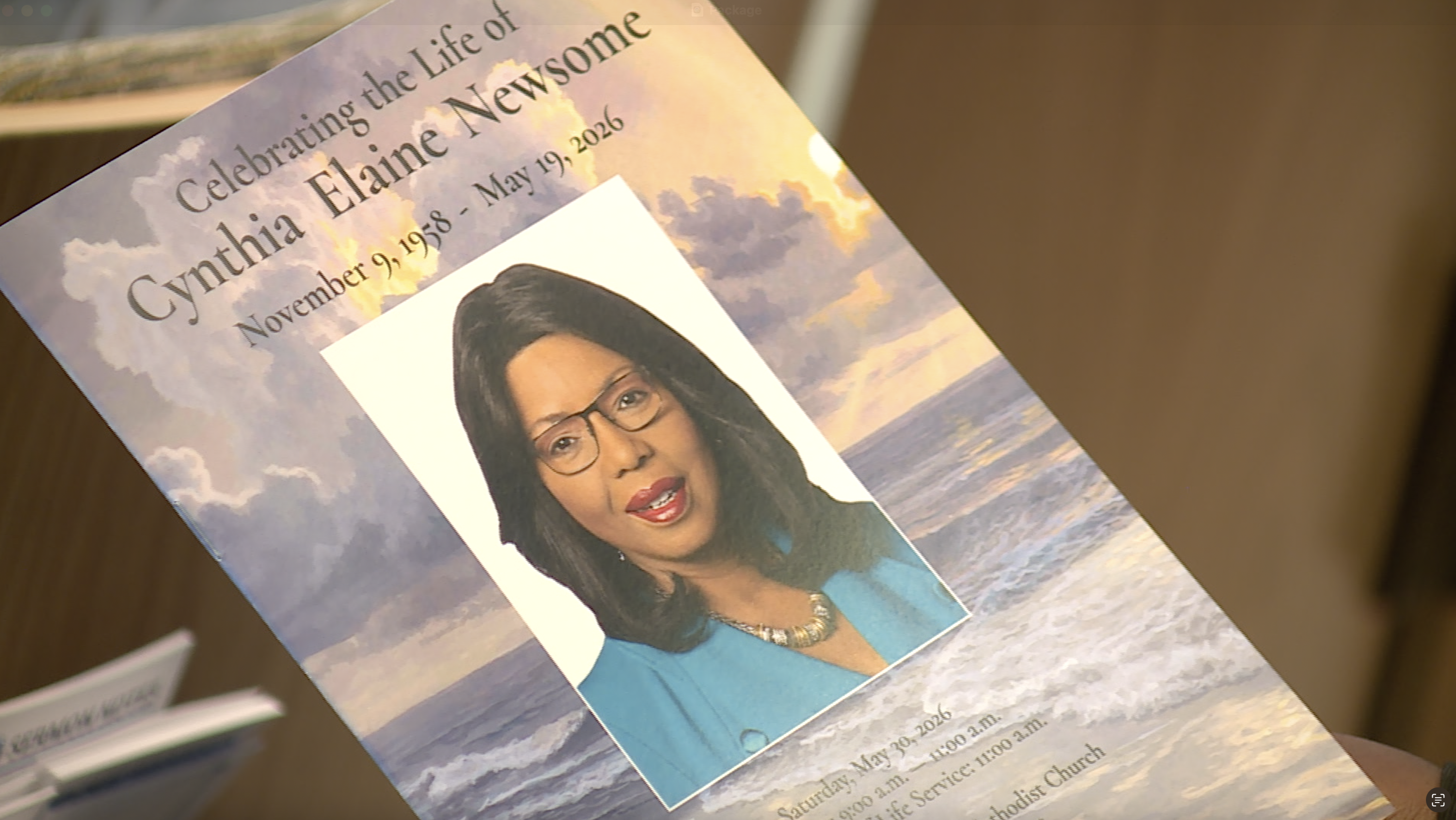 Cynthia Newsome funeral