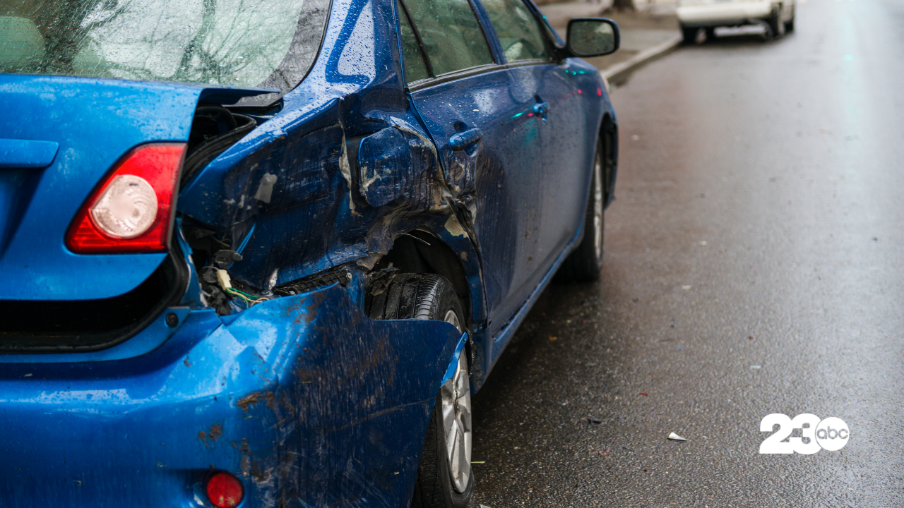 Car Damaged in Hit and Run (FILE)
