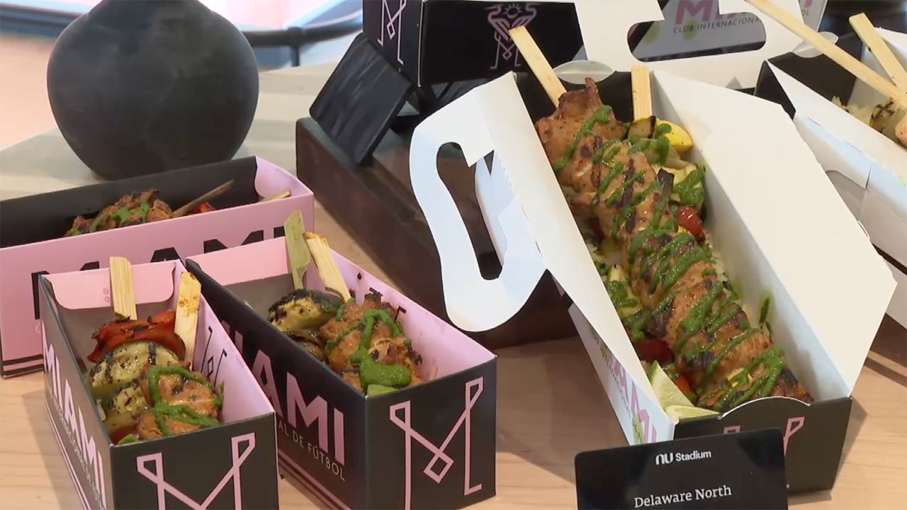 Nu Stadium food