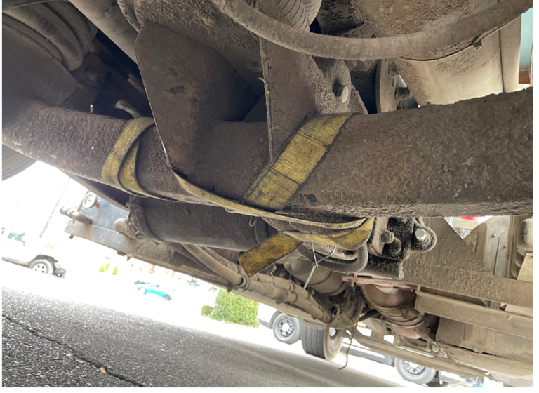 Ratchet Strap Axle