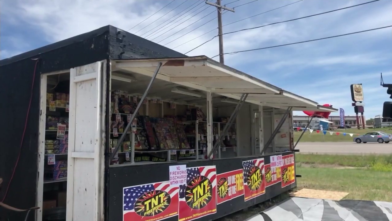 Fireworks Stand in Black Eagle