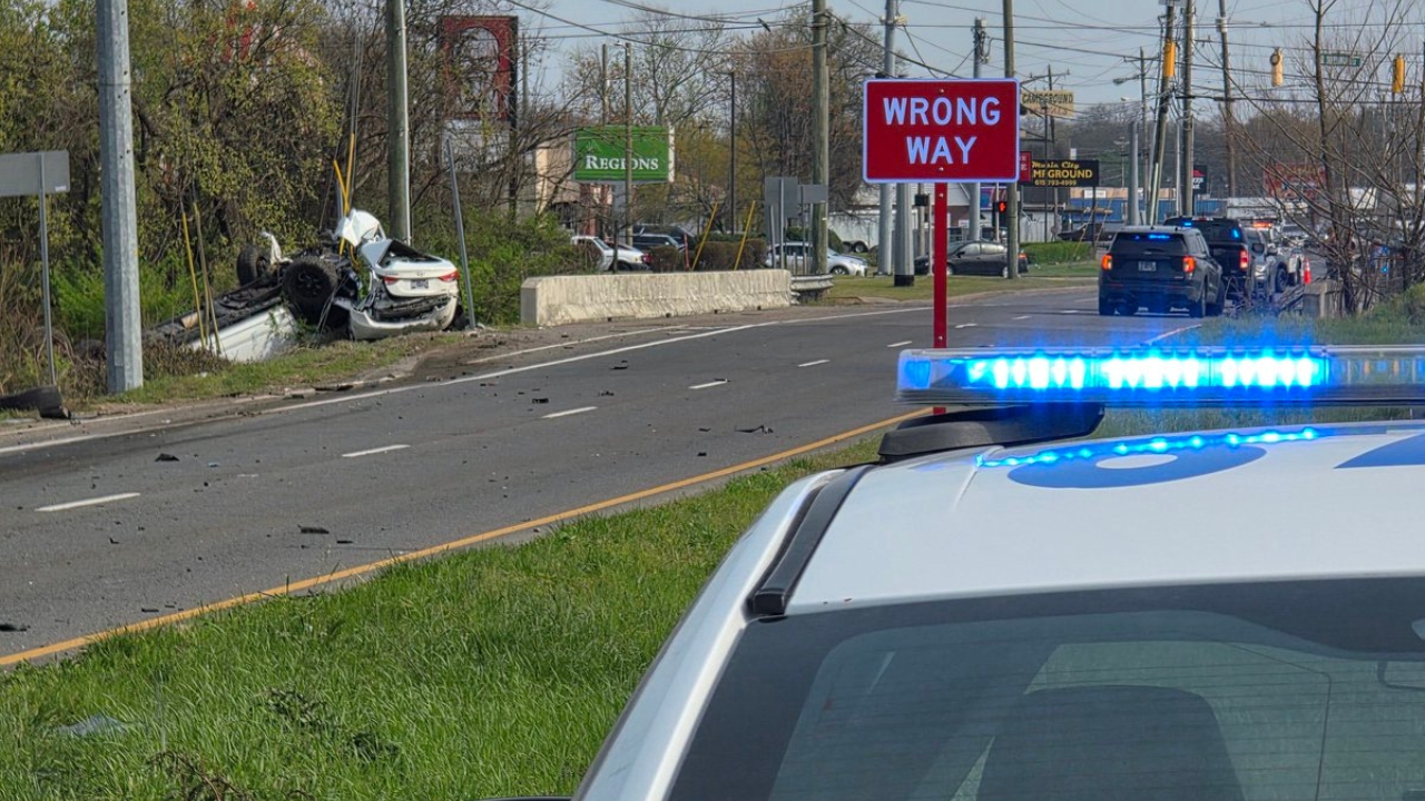 Wrong-way crash in stolen truck kills woman, shuts down Murfreesboro Pike