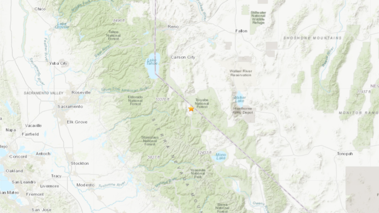 4.4-magnitude earthquake reported near California-Nevada border