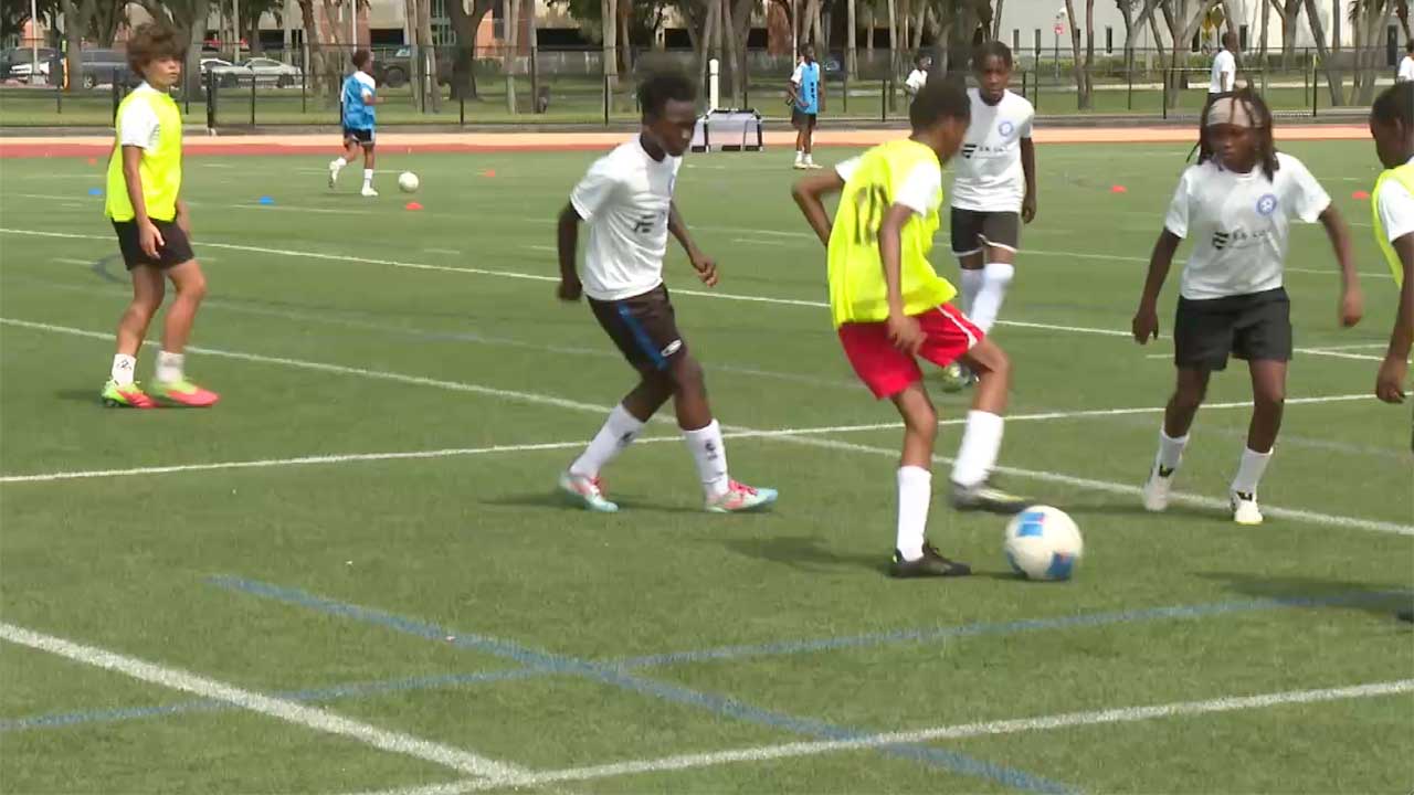 Former members of the Haitian national soccer team spent time in Boca Raton mentoring the next generation of players, just days after a thrilling Wednesday night match against Morocco.