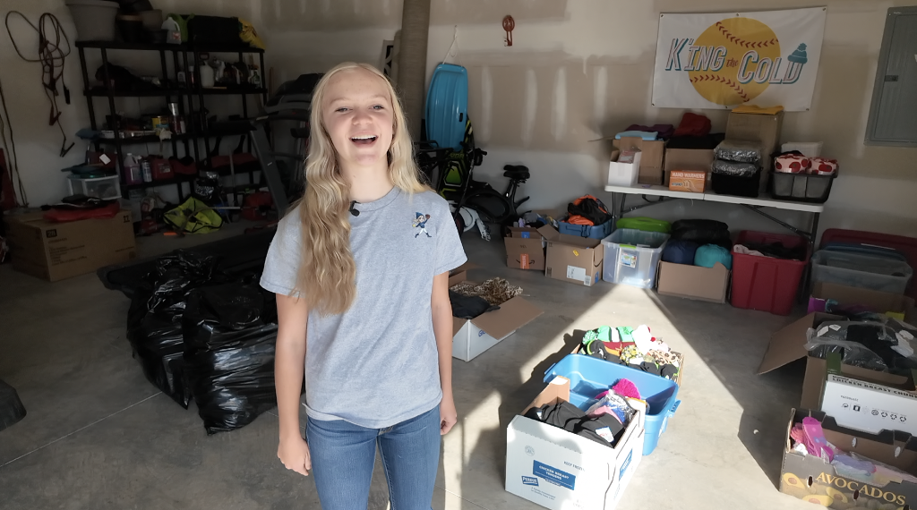 'I really want to help people' -- Blue Springs teen runs nonprofit to help others stay warm