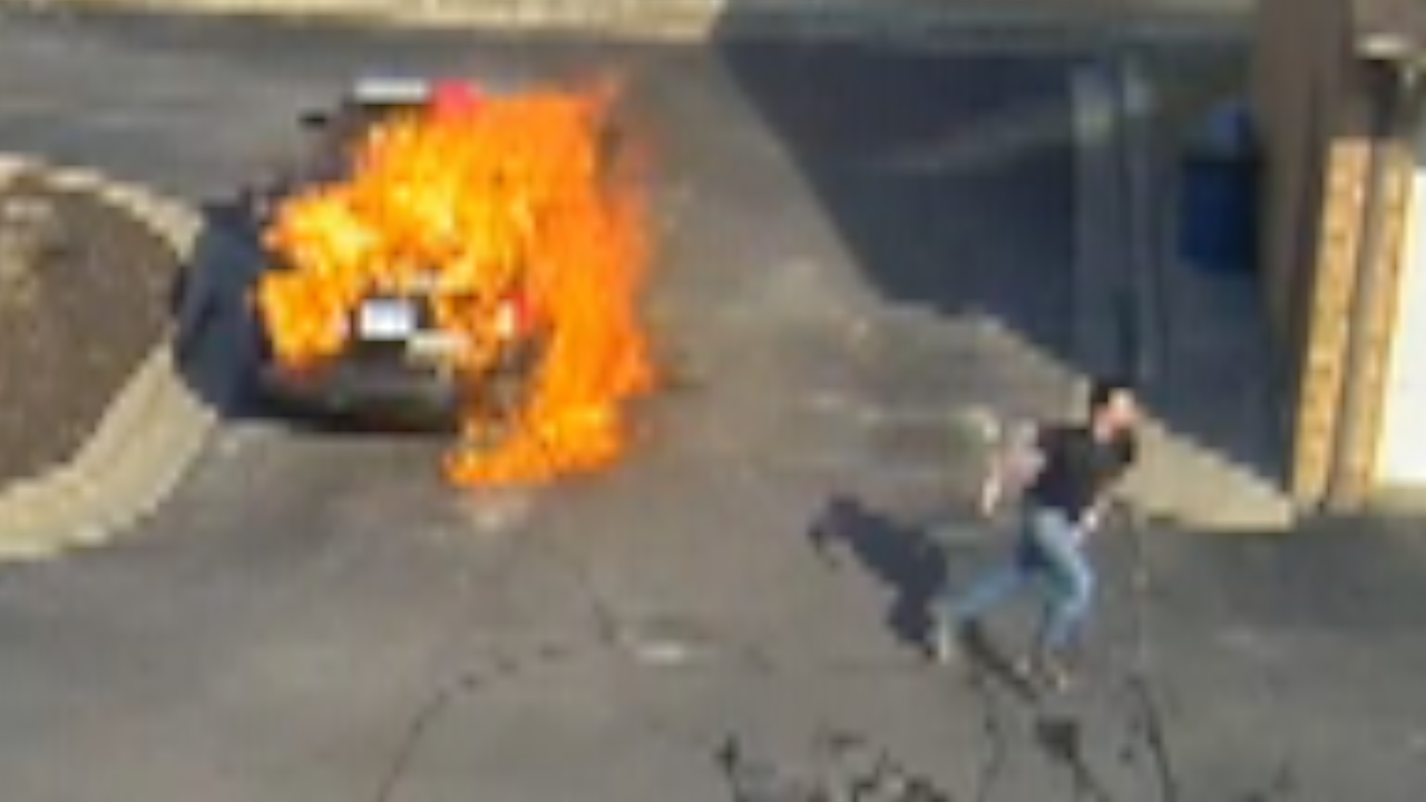 Hastings police cruiser set on fire.png