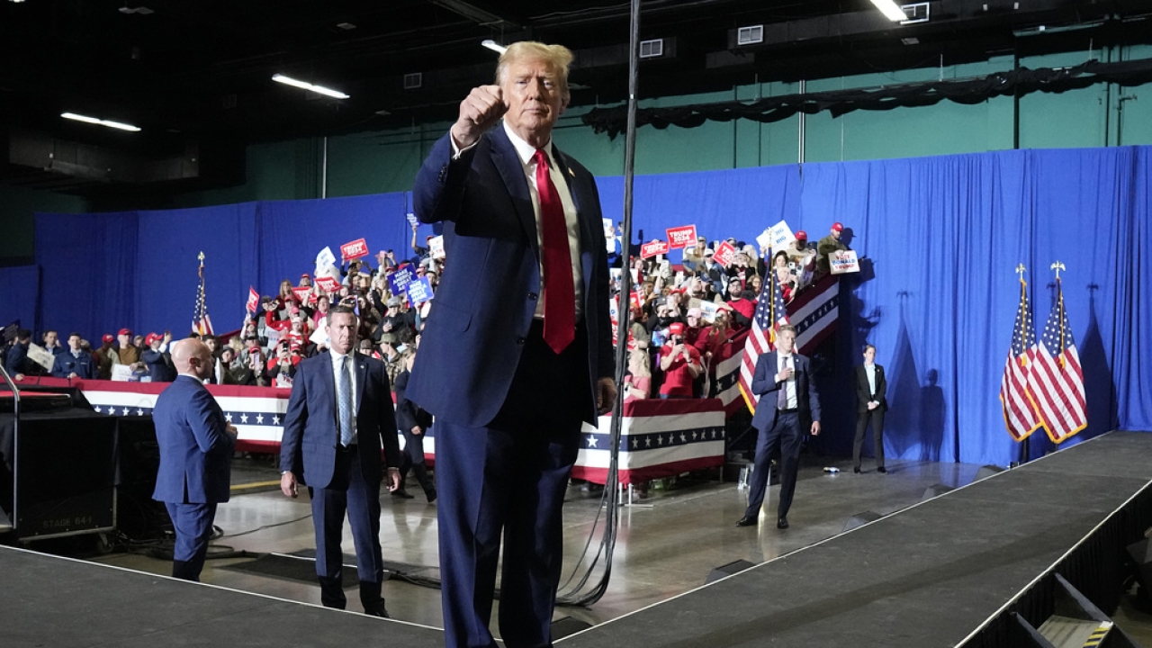 Republican presidential candidate former President Donald Trump.