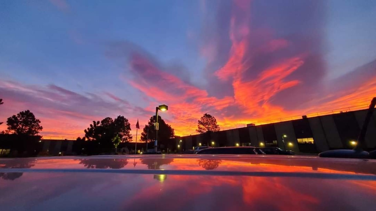 October morning sunrise in Monument