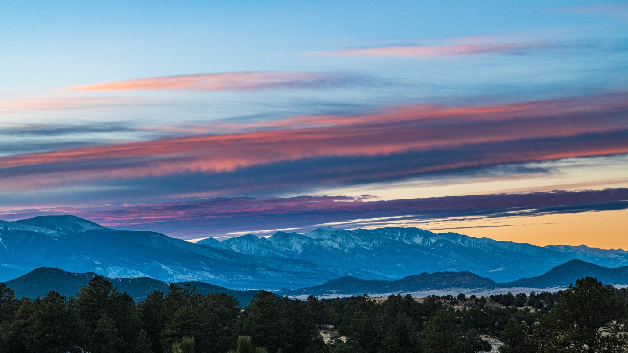 Steve Shugart Westcliffe sunset 12.16.21