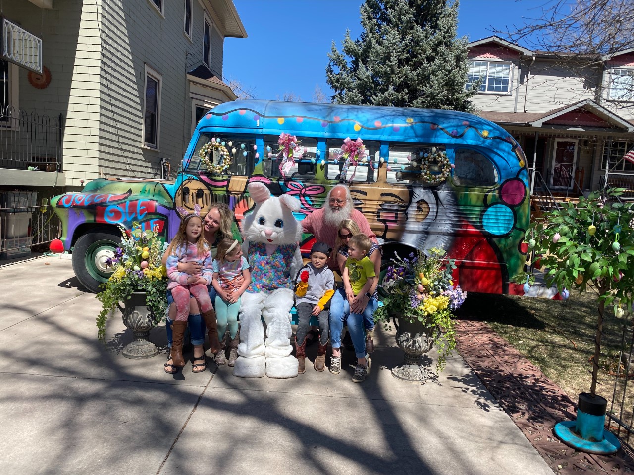 Easter bunny santa house colorado springs