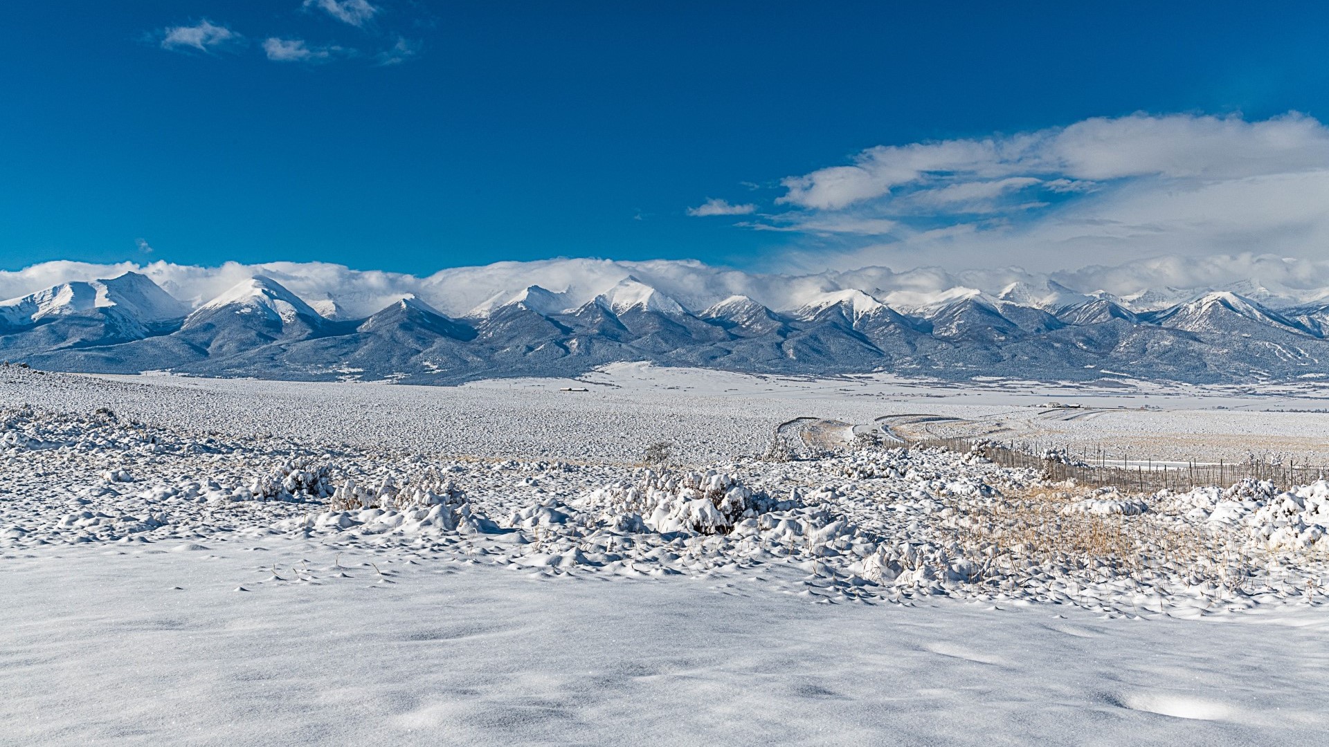 Stunning snow covered Sangres