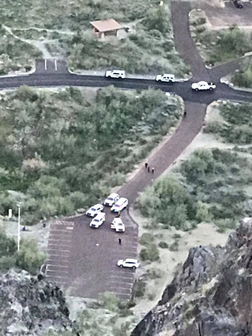 KNXV Shots fired at Piestewa Peak