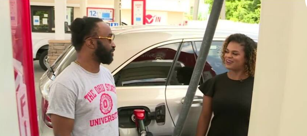 Surprising drivers with a full tank of gas