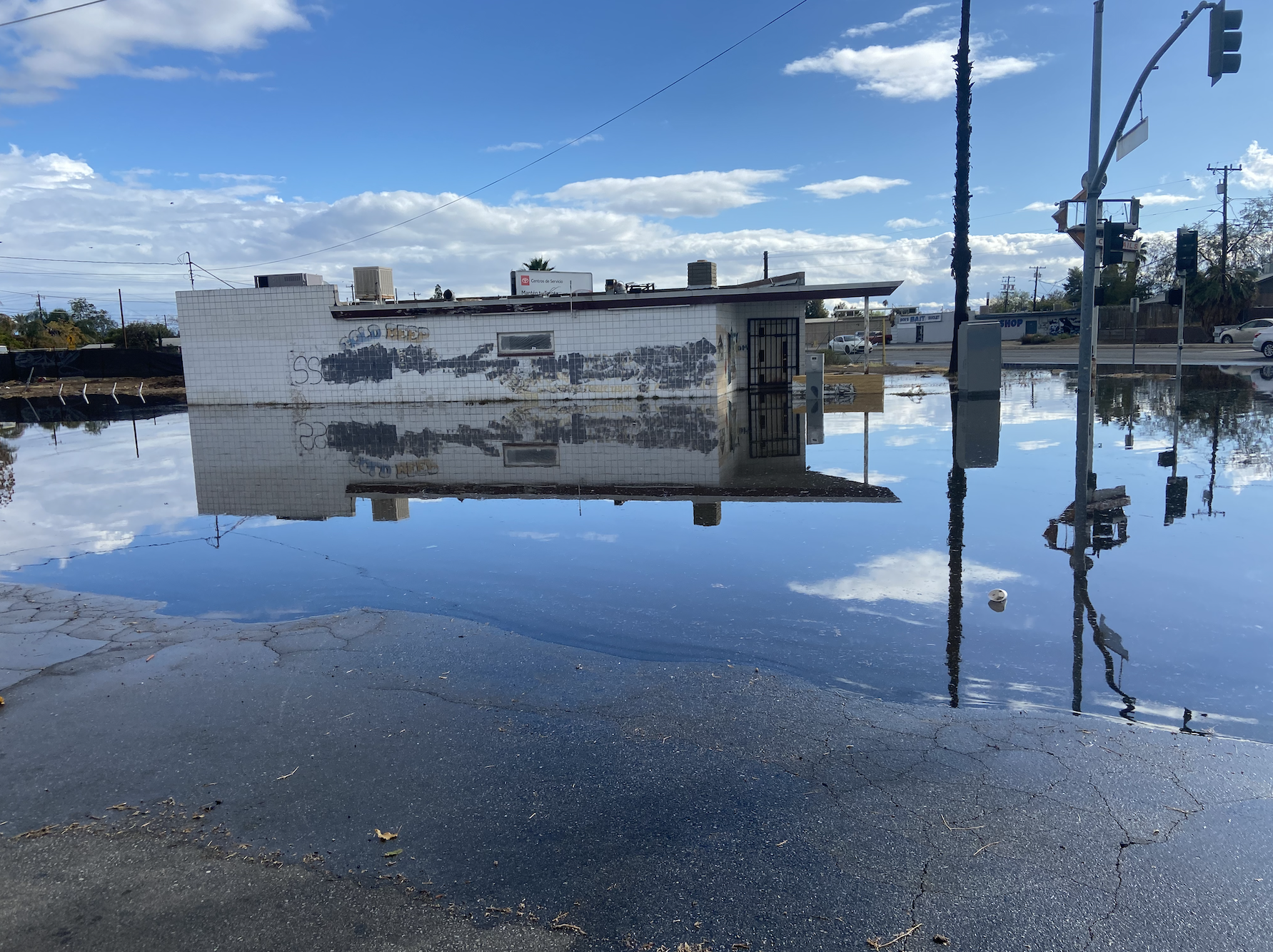 Flooding on Chester October 25, 2021
